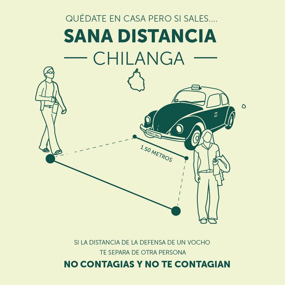 Sana Distancia Chilanga GOB CDMx - Vocho